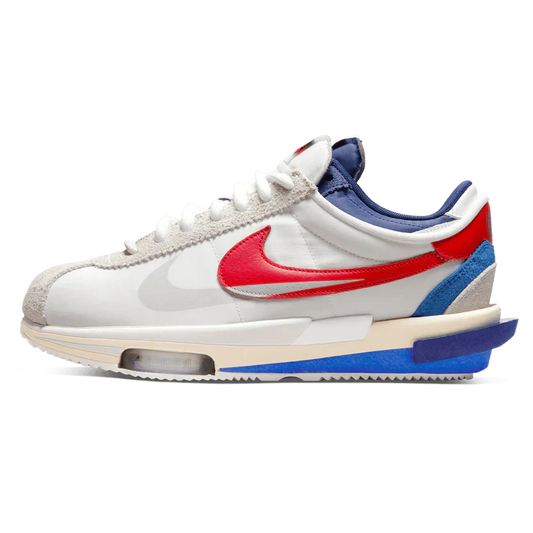Nike x Sacai Zoom Cortez 'White University Red Blue'