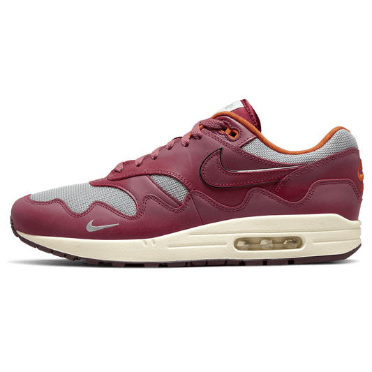 Nike x Patta Air Max 1 'Rush Maroon'