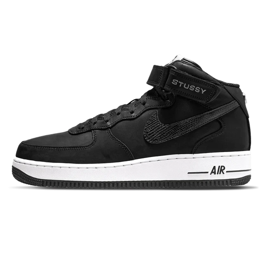 Nike x Stussy Air Force 1 Mid 'Black White'